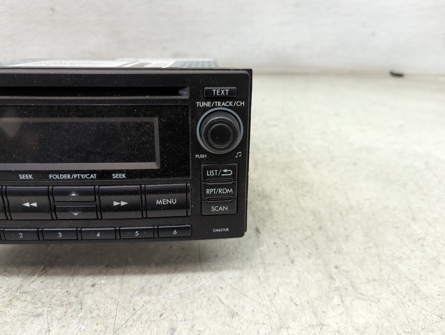 2012-2014 Subaru Impreza Radio AM FM Cd Player Receiver Replacement P/N:86201FJ620 PF-3386A-A, CM621UB Fits Fits 2012 2013 2