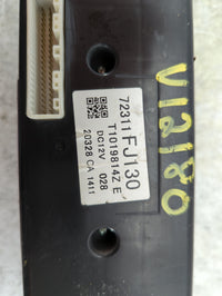 2012-2013 Subaru Impreza Climate Control Module Temperature AC/Heater Replacement P/N:72311FJ130 T1019814Z Fits Fits 2012 20