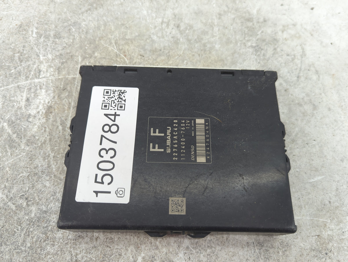 2012 Subaru Impreza PCM Engine Control Computer ECU ECM PCU OEM P/N:22765AC420 1124007604 OEM Used Auto Parts - Oemusedautop