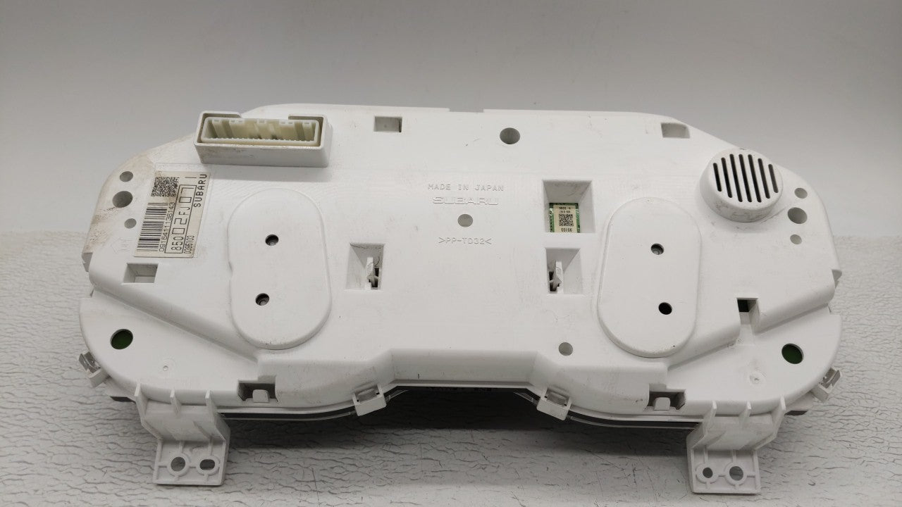 2012 Subaru Impreza Instrument Cluster Speedometer Gauges P/N:85002FJ071 85002FJ07 Fits OEM Used Auto Parts - Oemusedautopar