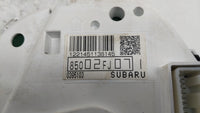 2012 Subaru Impreza Instrument Cluster Speedometer Gauges P/N:85002FJ071 85002FJ07 Fits OEM Used Auto Parts - Oemusedautopar
