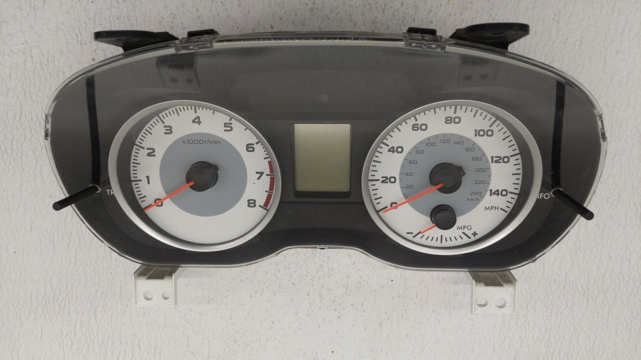 2012 Subaru Impreza Instrument Cluster Speedometer Gauges P/N:85002FJ071 85002FJ07 Miles: Fits OEM Used Auto Parts - Oemused