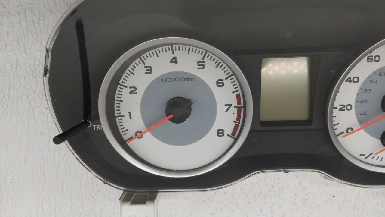 2012 Subaru Impreza Instrument Cluster Speedometer Gauges P/N:85002FJ071 85002FJ07 Miles: Fits OEM Used Auto Parts - Oemused