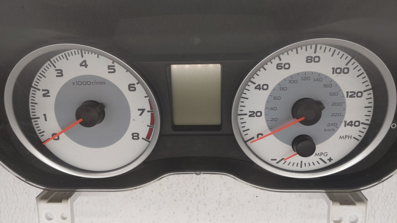 2012 Subaru Impreza Instrument Cluster Speedometer Gauges P/N:85002FJ071 85002FJ07 Miles: Fits OEM Used Auto Parts - Oemused