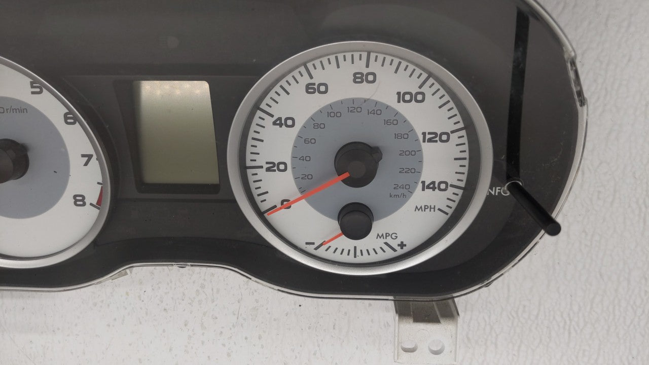 2012 Subaru Impreza Instrument Cluster Speedometer Gauges P/N:85002FJ071 85002FJ07 Miles: Fits OEM Used Auto Parts - Oemused