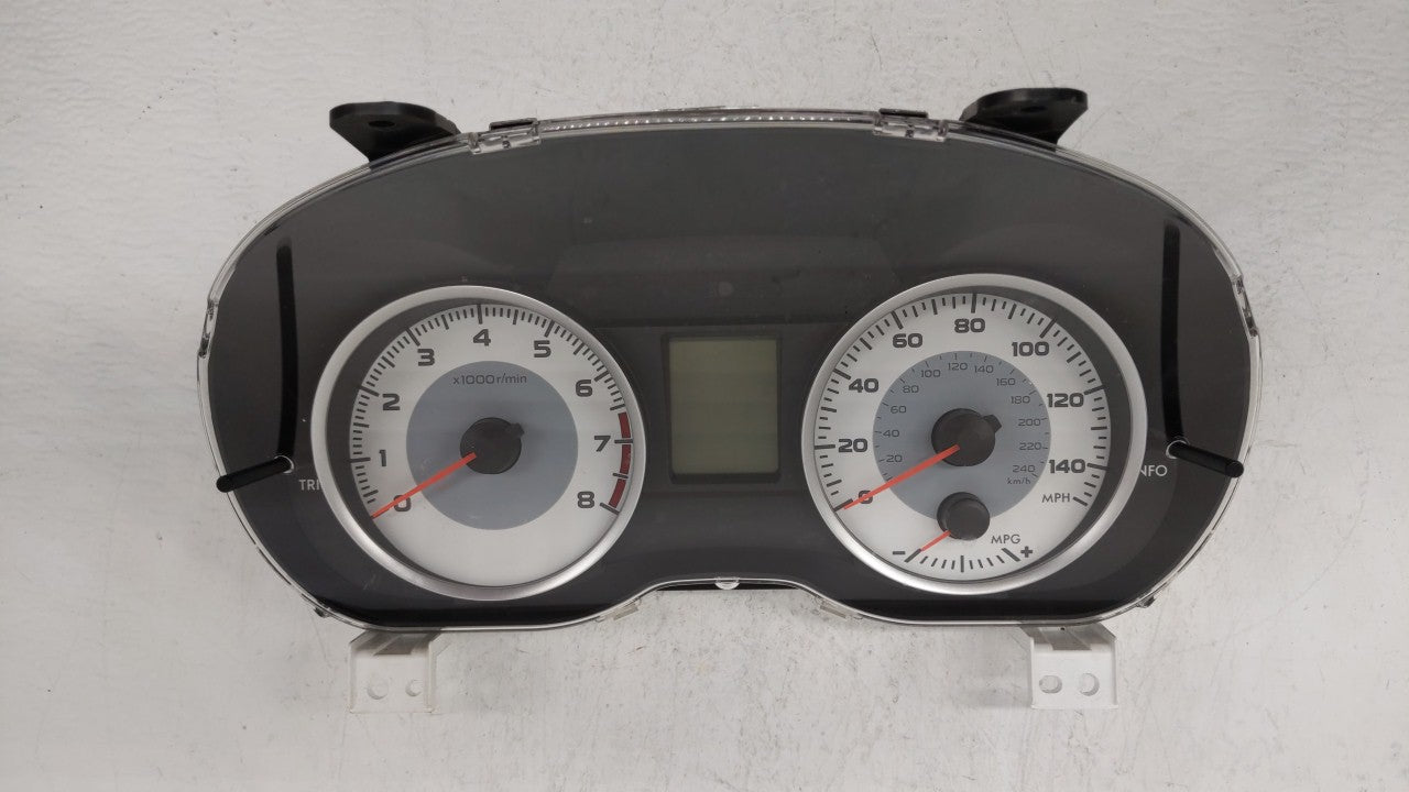 2012 Subaru Impreza Instrument Cluster Speedometer Gauges P/N:85002FJ071 85002FJ07 Fits OEM Used Auto Parts - Oemusedautopar