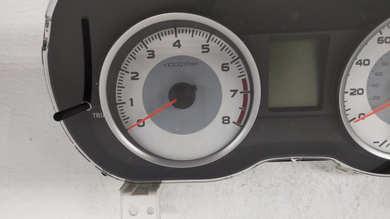 2012 Subaru Impreza Instrument Cluster Speedometer Gauges P/N:85002FJ071 85002FJ07 Fits OEM Used Auto Parts - Oemusedautopar