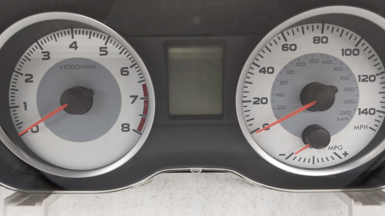 2012 Subaru Impreza Instrument Cluster Speedometer Gauges P/N:85002FJ071 85002FJ07 Fits OEM Used Auto Parts - Oemusedautopar