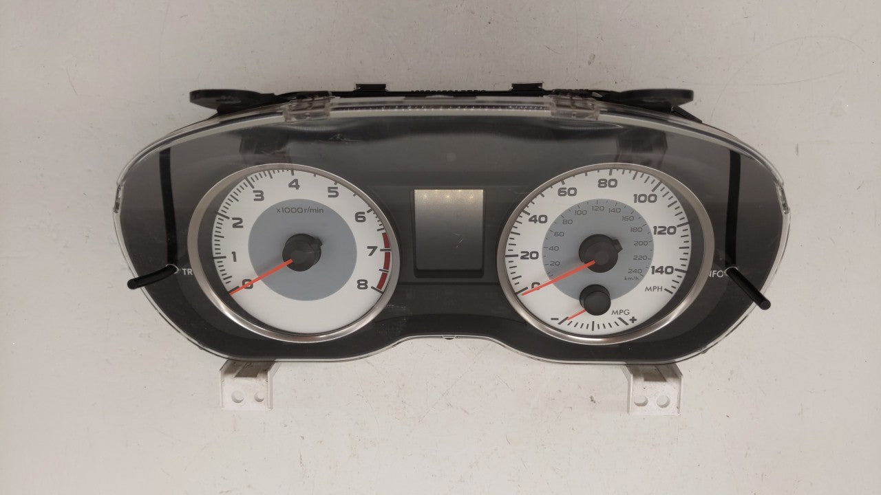2012 Subaru Impreza Instrument Cluster Speedometer Gauges P/N:85003FJ031 85002FJ071 Fits OEM Used Auto Parts - Oemusedautopa