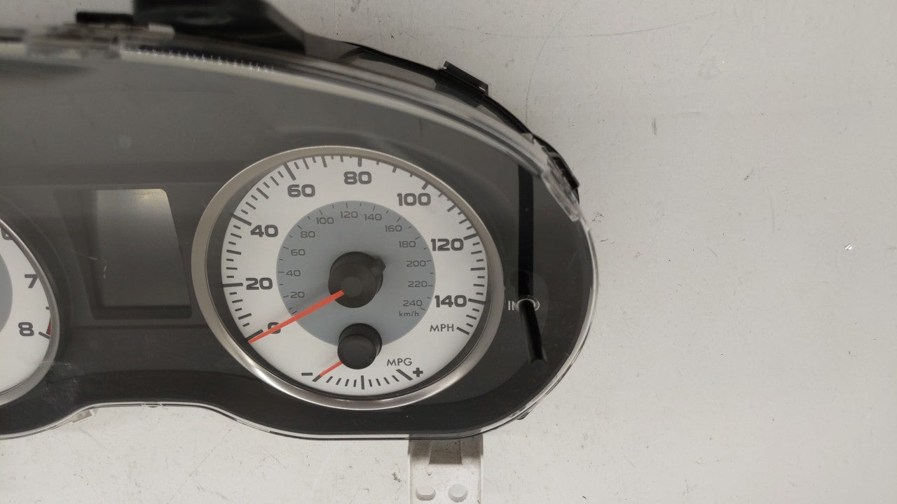 2012 Subaru Impreza Instrument Cluster Speedometer Gauges P/N:85003FJ031 85002FJ071 Fits OEM Used Auto Parts - Oemusedautopa