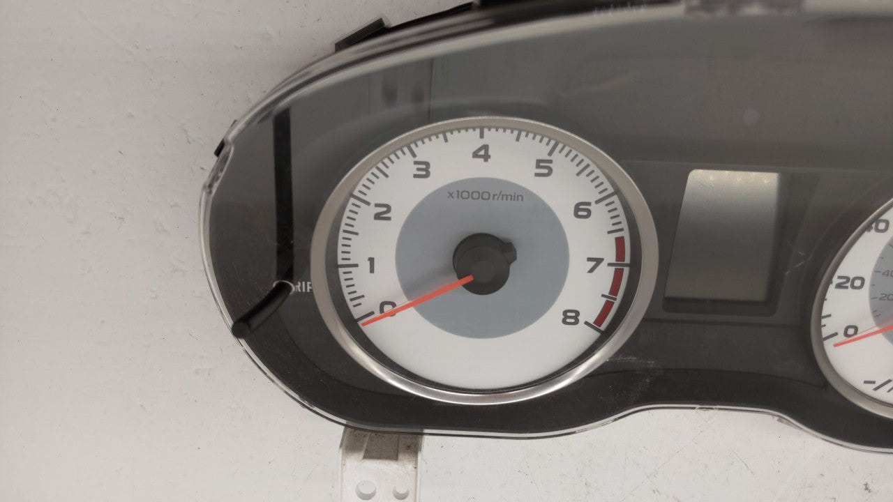 2012 Subaru Impreza Instrument Cluster Speedometer Gauges P/N:85003FJ031 85002FJ071 Fits OEM Used Auto Parts - Oemusedautopa