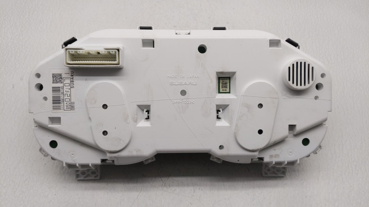 2012 Subaru Impreza Instrument Cluster Speedometer Gauges P/N:85002FJ071 85002FJ07 Fits OEM Used Auto Parts - Oemusedautopar