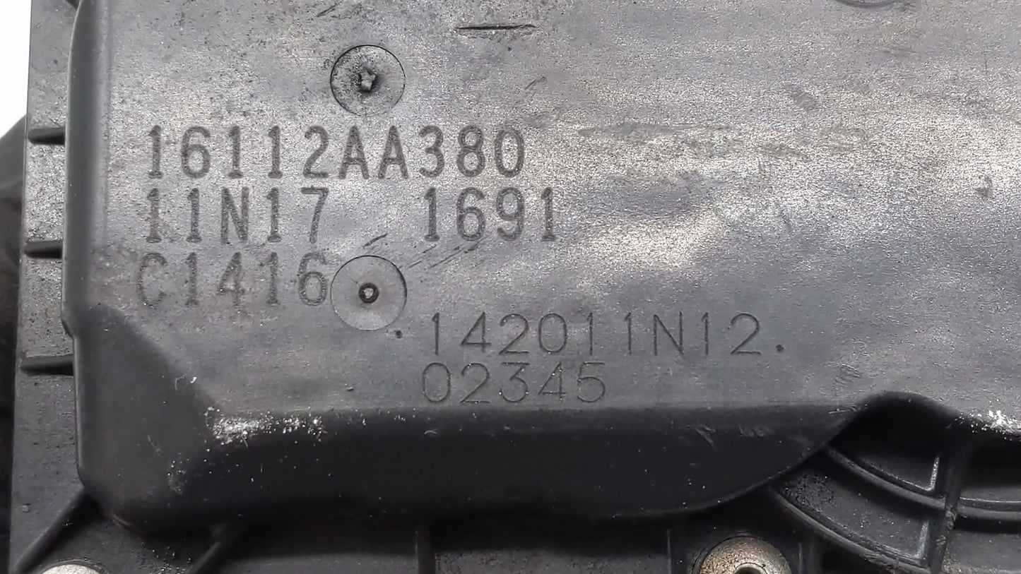 2012-2016 Subaru Impreza Throttle Body P/N:16112AA380 Fits Fits 2011 2012 2013 2014 2015 2016 2017 OEM Used Auto Parts - Oem