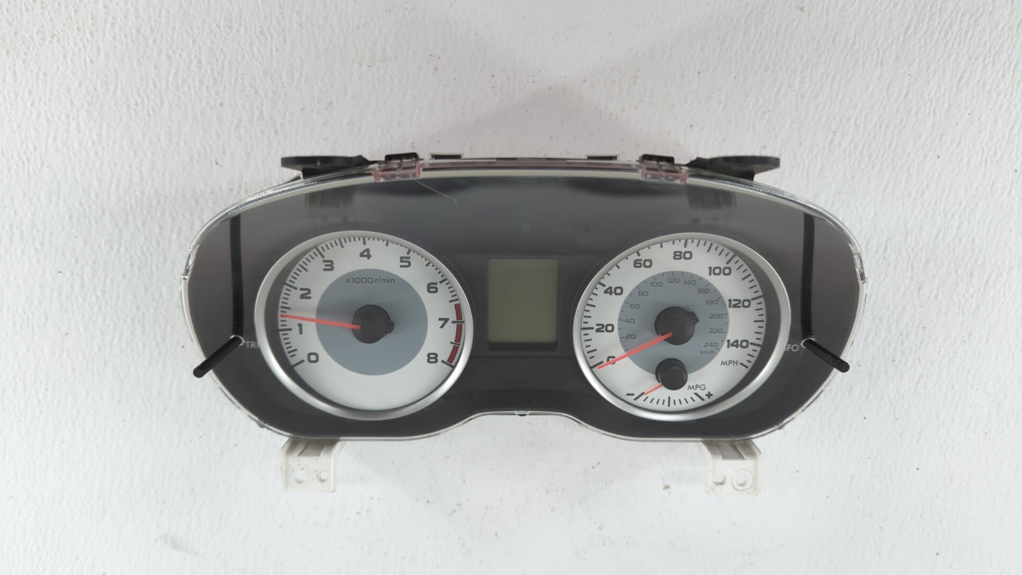 2012 Subaru Impreza Instrument Cluster Speedometer Gauges P/N:85002FJ071 85002FJ07 Fits OEM Used Auto Parts - Oemusedautopar