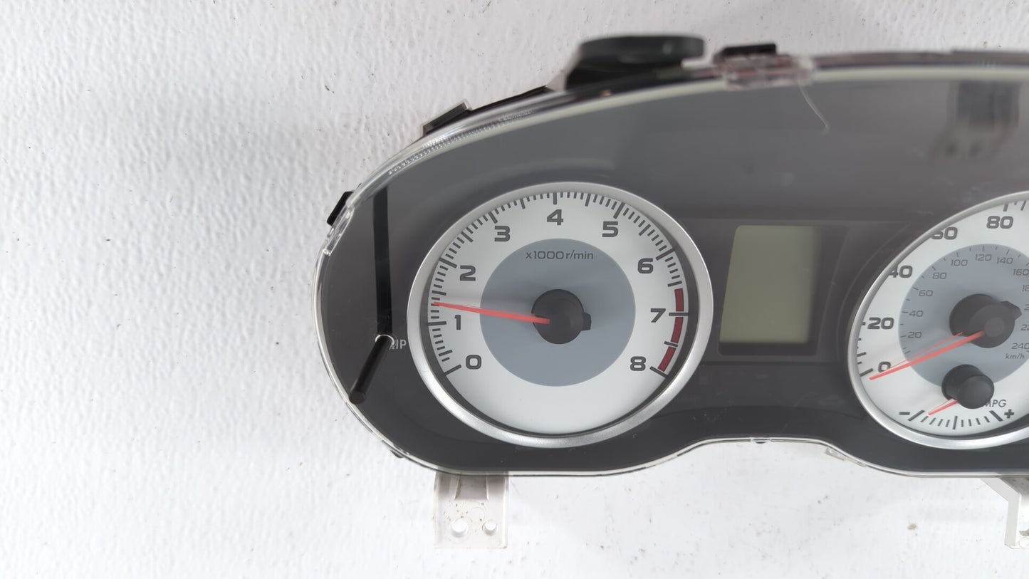 2012 Subaru Impreza Instrument Cluster Speedometer Gauges P/N:85002FJ071 85002FJ07 Fits OEM Used Auto Parts - Oemusedautopar