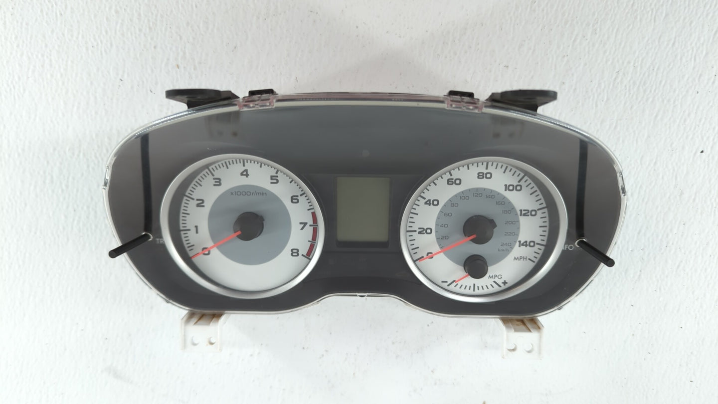 2012 Subaru Impreza Instrument Cluster Speedometer Gauges P/N:85002FJ071 85002FJ07 Fits OEM Used Auto Parts - Oemusedautopar