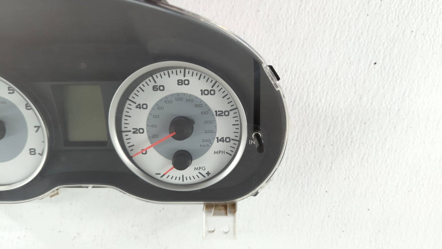 2012 Subaru Impreza Instrument Cluster Speedometer Gauges P/N:85002FJ071 85002FJ07 Fits OEM Used Auto Parts - Oemusedautopar