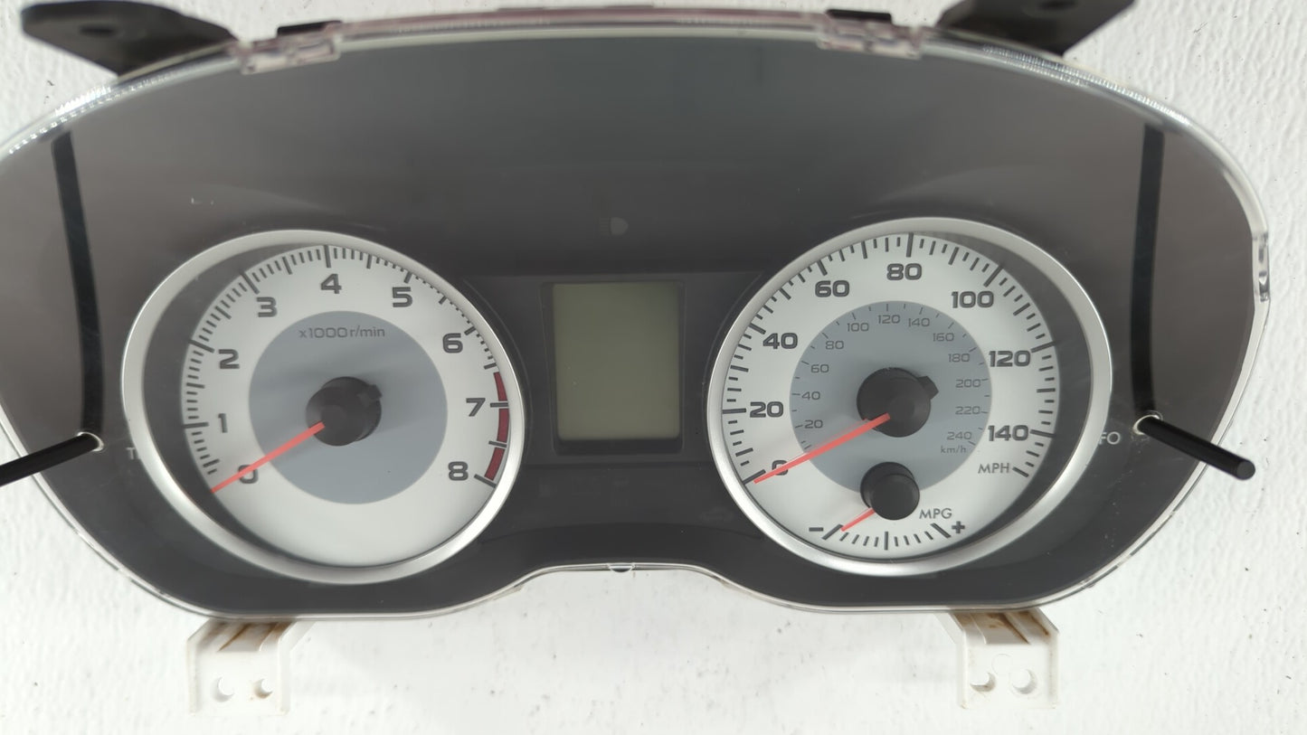2012 Subaru Impreza Instrument Cluster Speedometer Gauges P/N:85002FJ071 85002FJ07 Fits OEM Used Auto Parts - Oemusedautopar