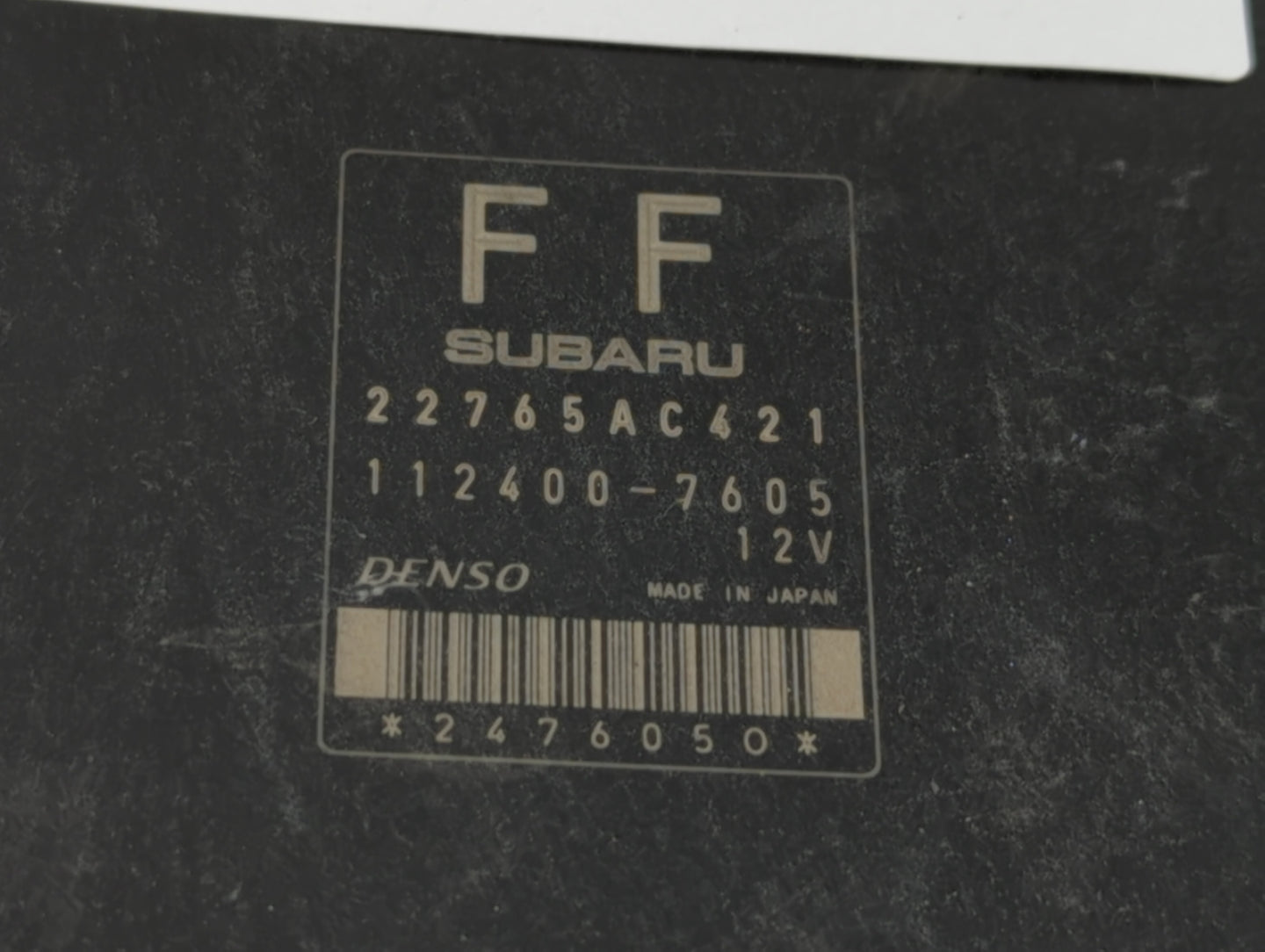 2012 Subaru Impreza PCM Engine Control Computer ECU ECM PCU OEM P/N:22765AC420 22765AC381, 22765AC380, 22765AC421 Fits OEM U