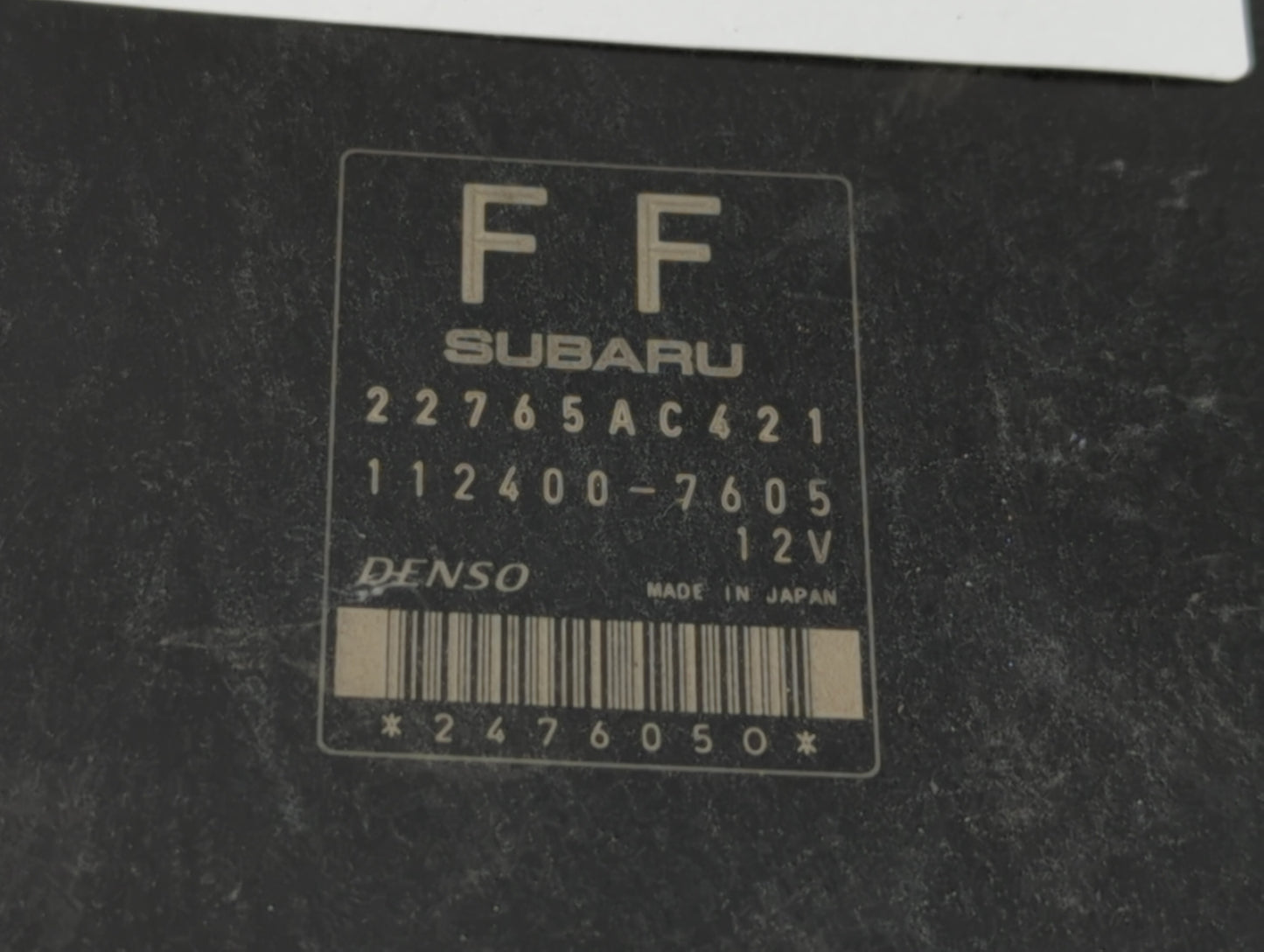 2012 Subaru Impreza PCM Engine Control Computer ECU ECM PCU OEM P/N:22765AC420 22765AC381, 22765AC380, 22765AC421 Fits OEM U