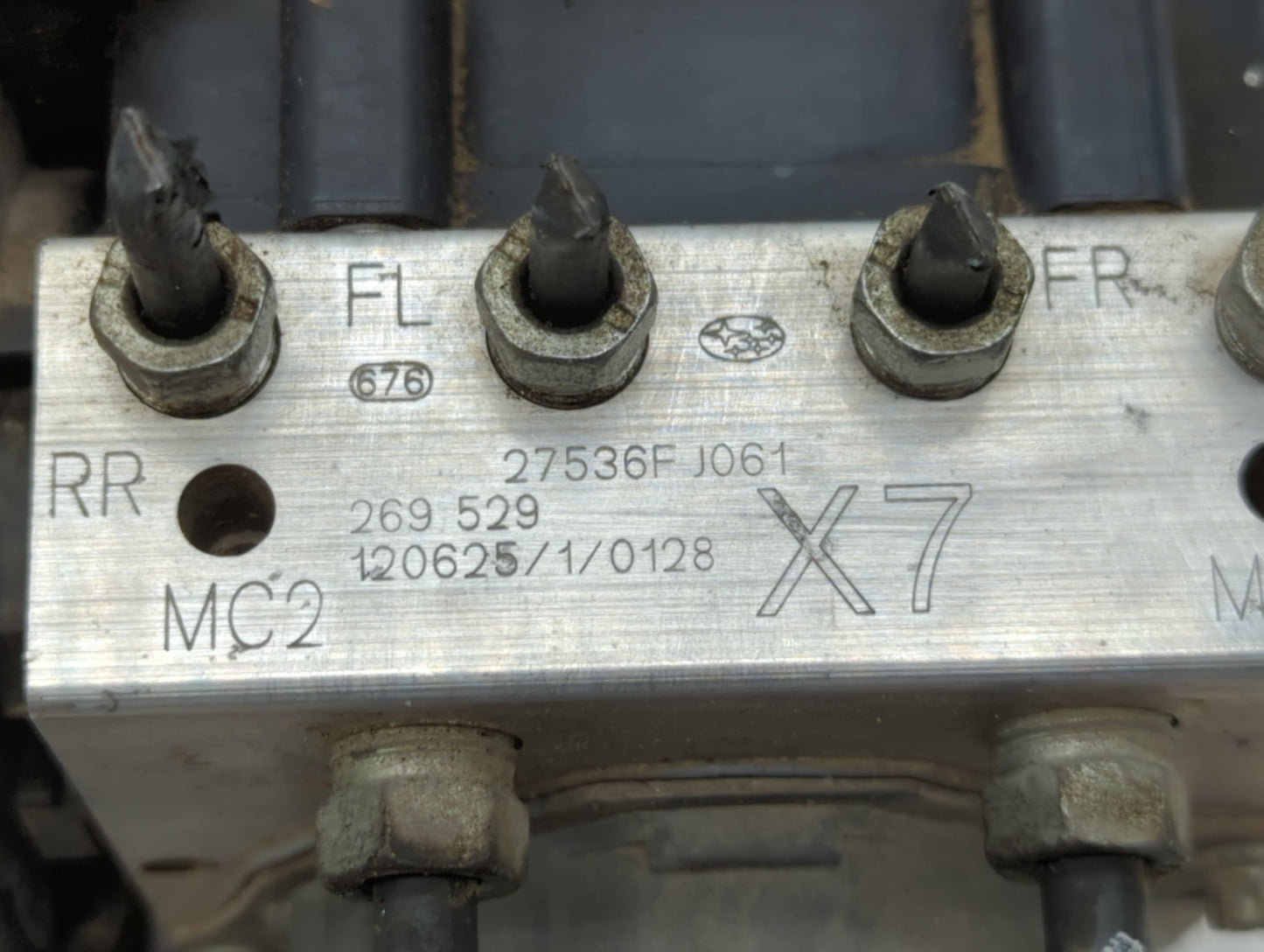 2012 Subaru Impreza ABS Pump Control Module Replacement P/N:27536FJ061 Fits OEM Used Auto Parts - Oemusedautoparts1.com