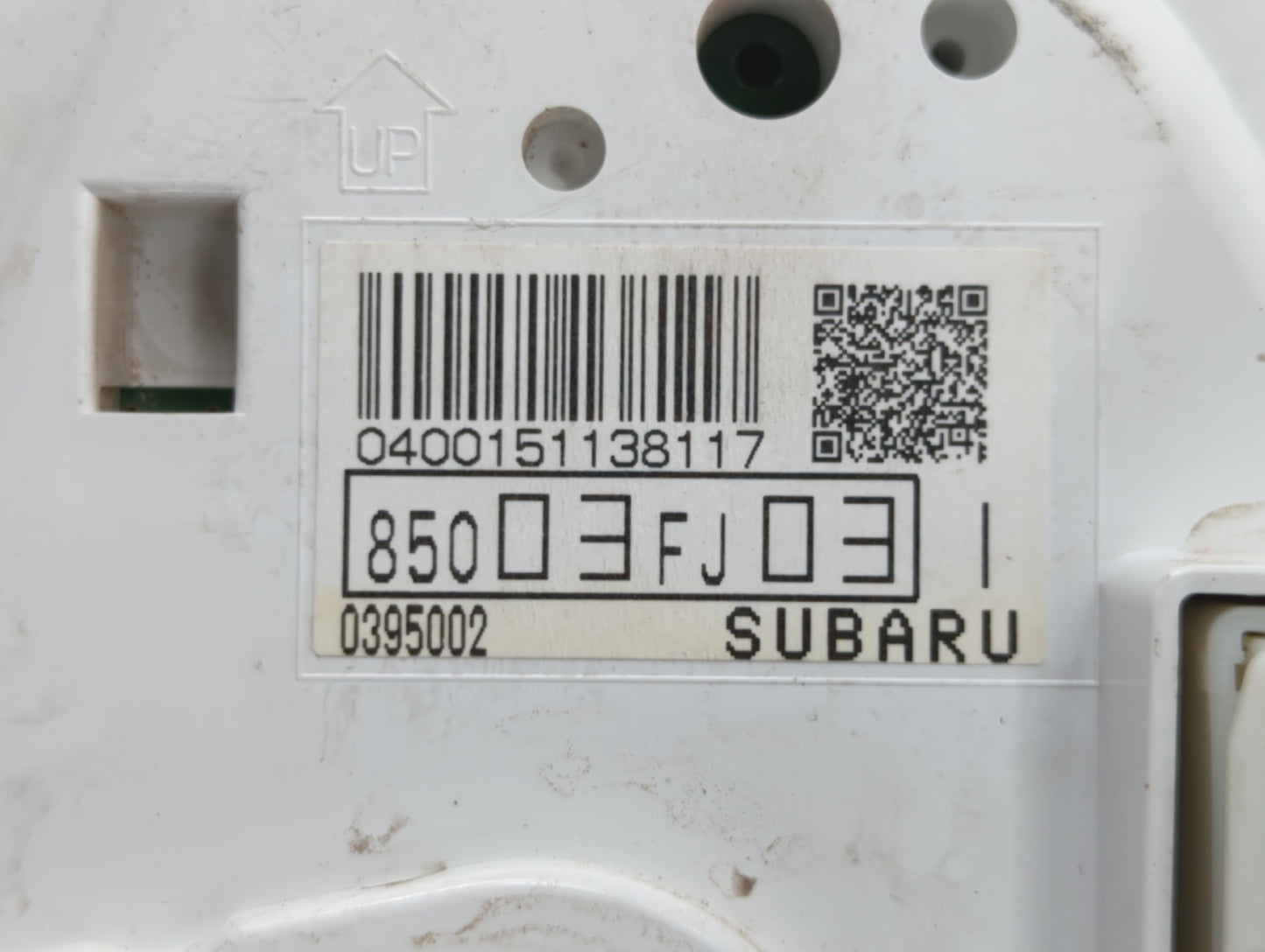 2012 Subaru Impreza Instrument Cluster Speedometer Gauges P/N:85003FJ031 85002FJ071 Fits OEM Used Auto Parts - Oemusedautopa