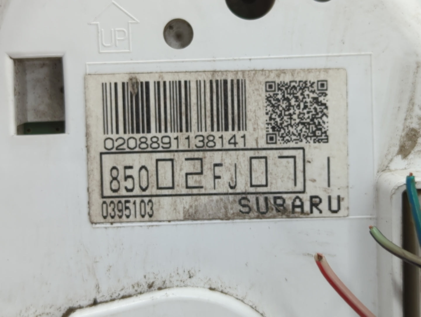 2012 Subaru Impreza Instrument Cluster Speedometer Gauges P/N:85002FJ071 85002FJ07 Miles: Fits OEM Used Auto Parts - Oemused