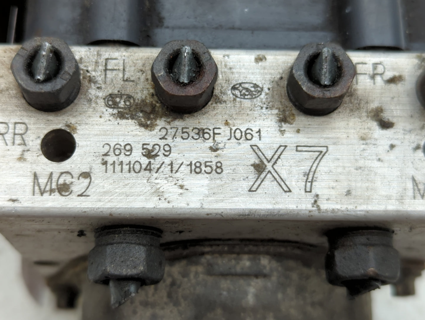 2012 Subaru Impreza ABS Pump Control Module Replacement P/N:27536FJ061 Fits OEM Used Auto Parts - Oemusedautoparts1.com
