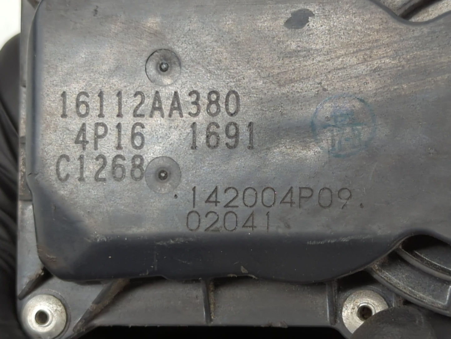 2012-2016 Subaru Impreza Throttle Body P/N:16112AA380 Fits Fits 2011 2012 2013 2014 2015 2016 2017 OEM Used Auto Parts - Oem