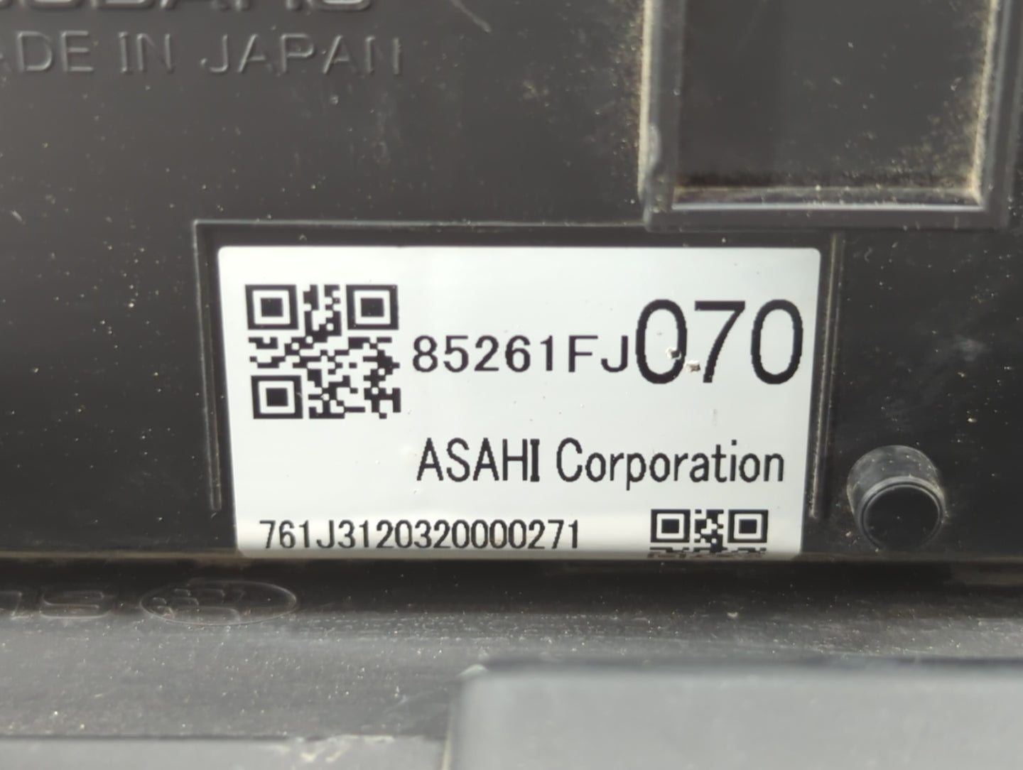 2012-2016 Subaru Impreza Information Display Screen Black - Oemusedautoparts1.com