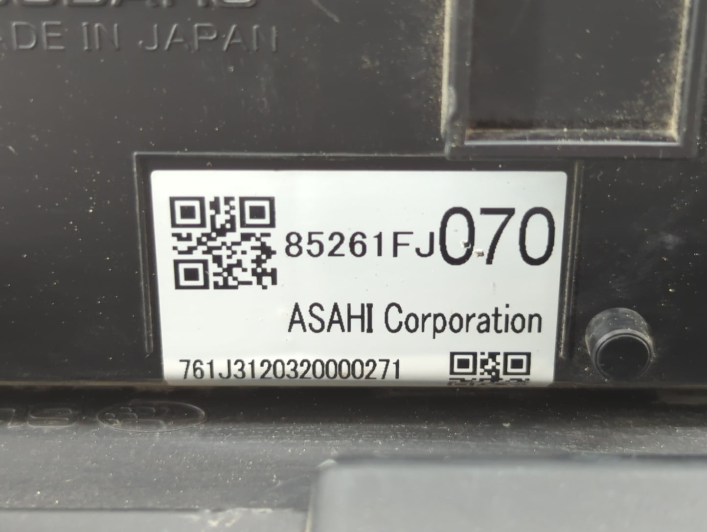 2012-2016 Subaru Impreza Information Display Screen Black - Oemusedautoparts1.com