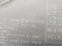 2010-2014 Subaru Impreza Fusebox Fuse Box Panel Relay Module P/N:MB502096B Fits Fits 2010 2011 2012 2013 2014 OEM Used Auto 