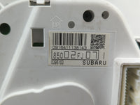 2012 Subaru Impreza Instrument Cluster Speedometer Gauges P/N:85002FJ071 85002FJ07 Fits OEM Used Auto Parts - Oemusedautopar