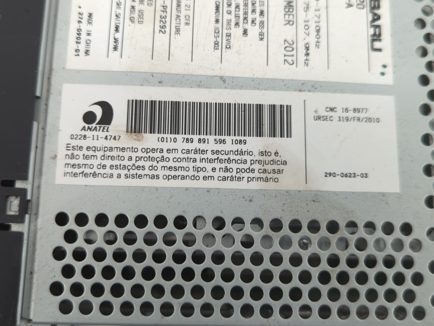 2012-2014 Subaru Impreza Am Fm Cd Player Radio Receiver - Oemusedautoparts1.com