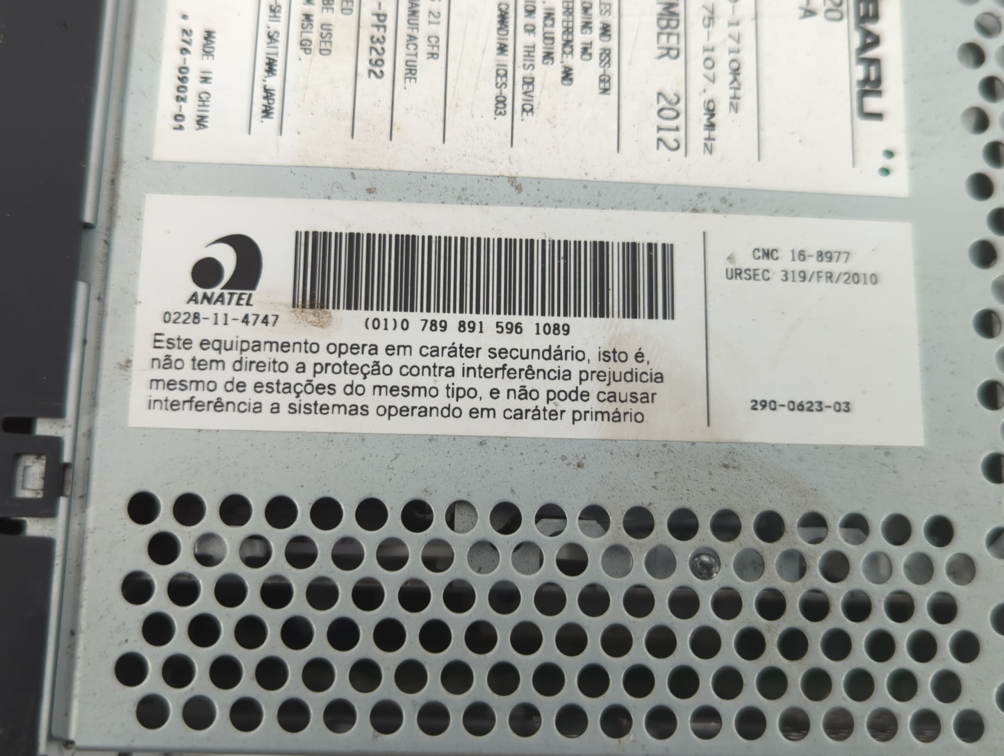 2012-2014 Subaru Impreza Am Fm Cd Player Radio Receiver - Oemusedautoparts1.com
