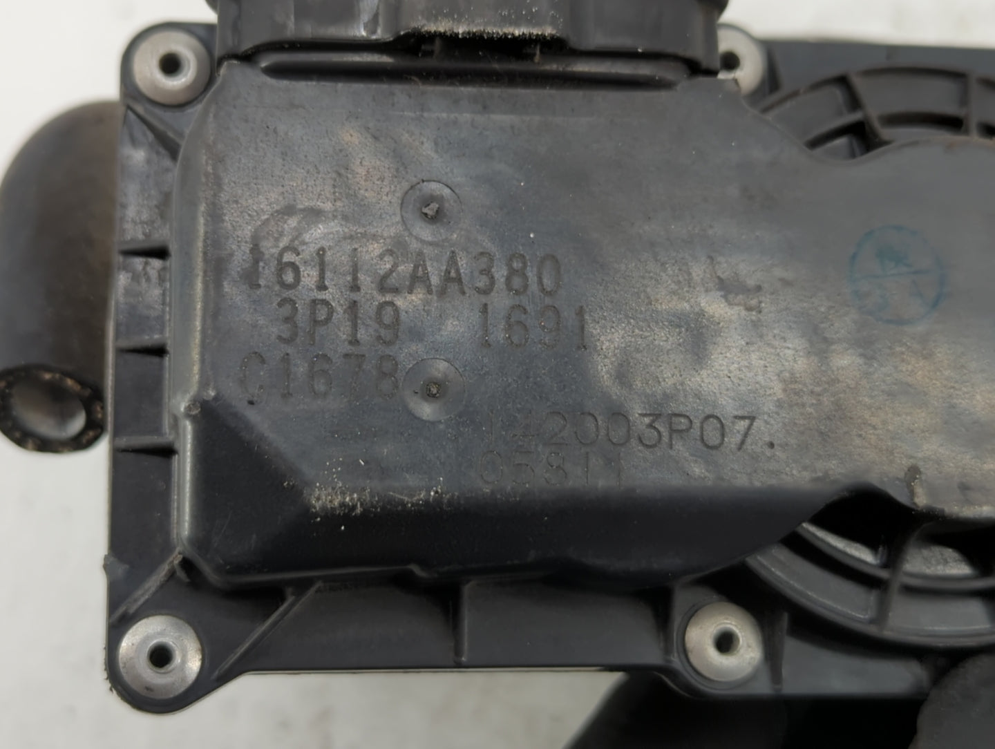 2012-2016 Subaru Impreza Throttle Body P/N:16112AA380 Fits Fits 2011 2012 2013 2014 2015 2016 2017 2018 OEM Used Auto Parts 