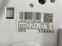 2012 Subaru Impreza Instrument Cluster Speedometer Gauges P/N:85002FJ071 85002FJ07 Fits OEM Used Auto Parts - Oemusedautopar