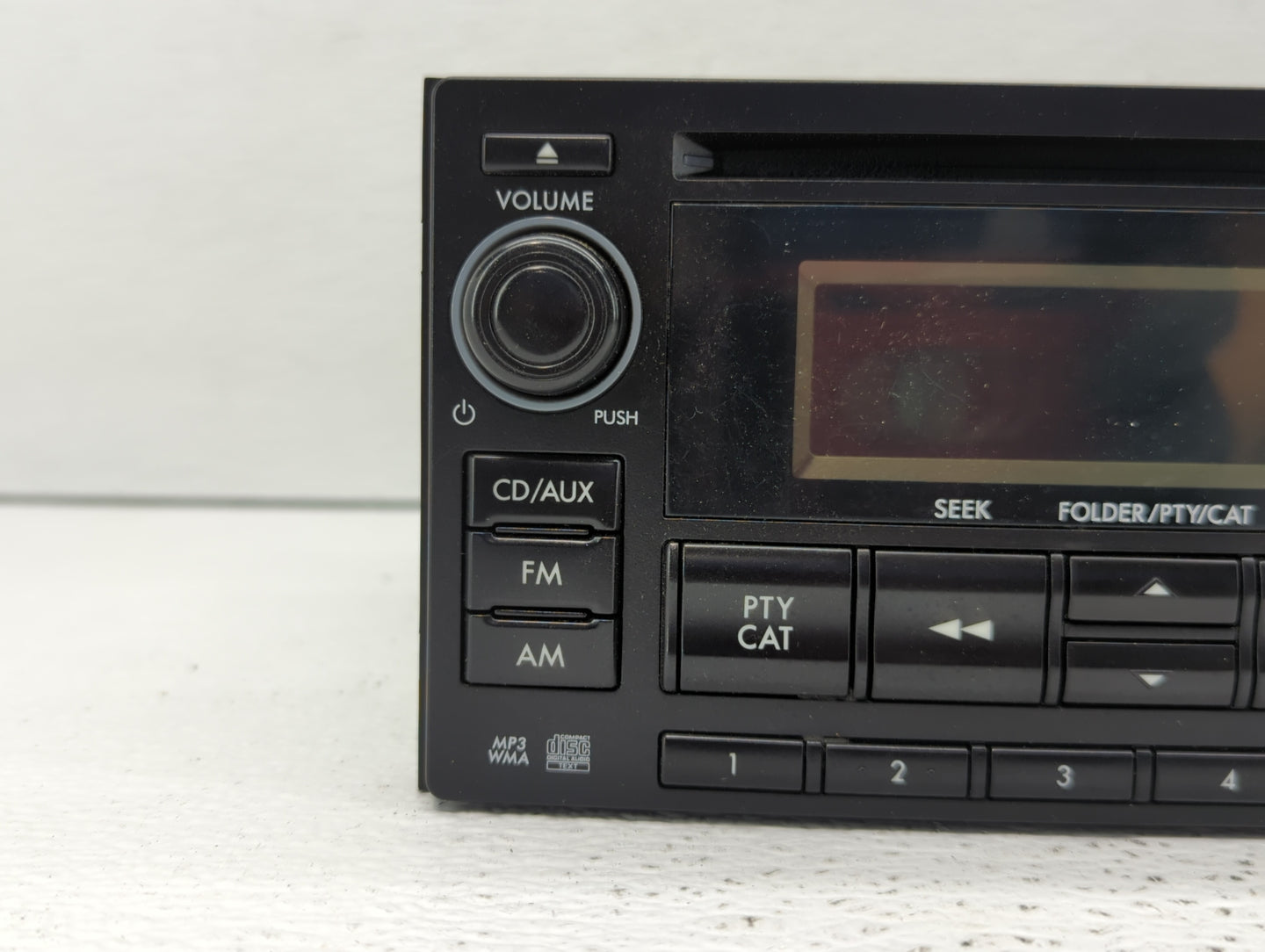 2012 Subaru Impreza Radio AM FM Cd Player Receiver Replacement P/N:86201FJ620 86201FJ600 Fits OEM Used Auto Parts - Oemuseda