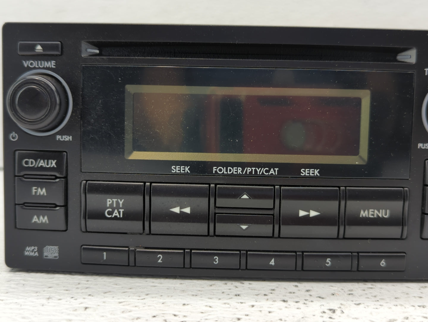 2012 Subaru Impreza Radio AM FM Cd Player Receiver Replacement P/N:86201FJ620 86201FJ600 Fits OEM Used Auto Parts - Oemuseda