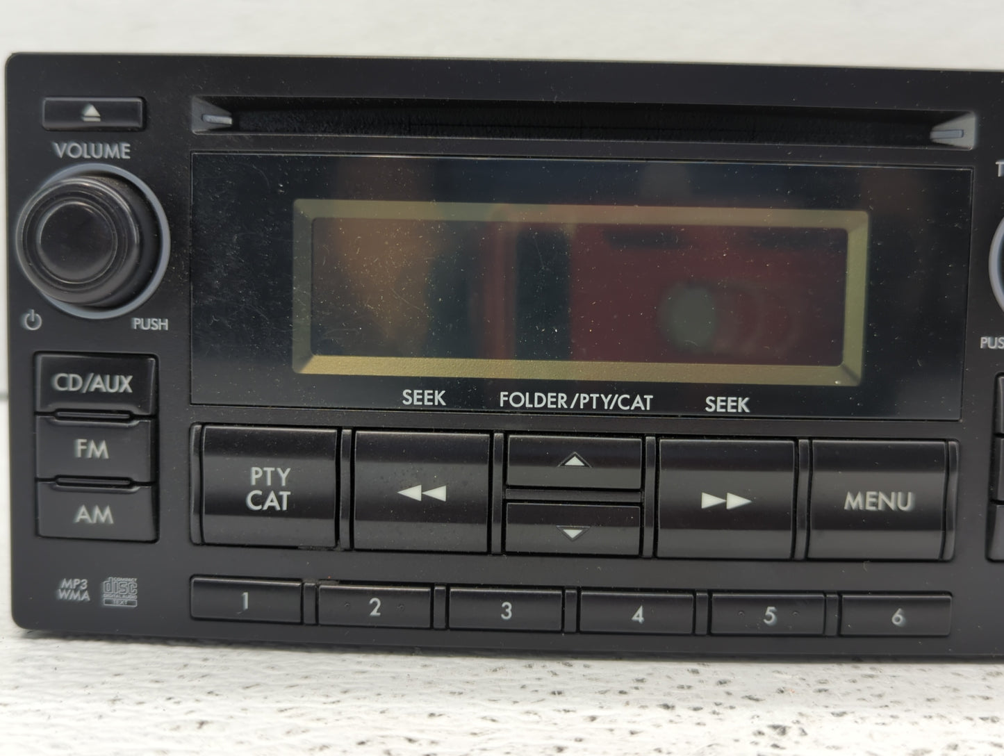 2012 Subaru Impreza Radio AM FM Cd Player Receiver Replacement P/N:86201FJ620 86201FJ600 Fits OEM Used Auto Parts - Oemuseda