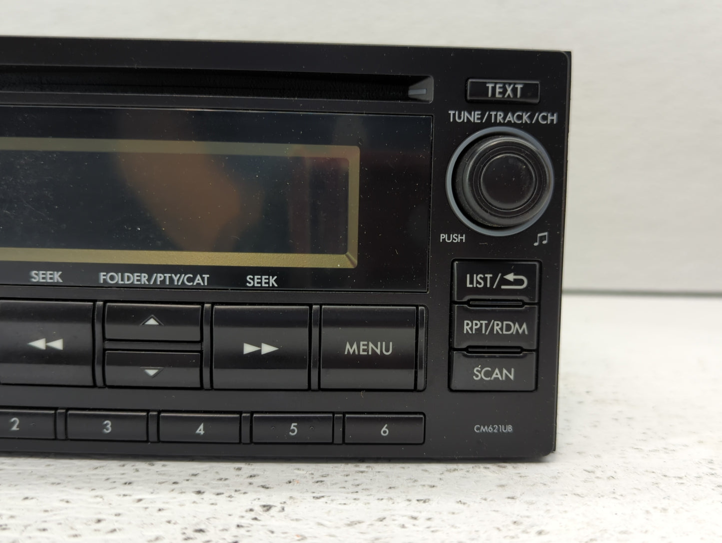 2012 Subaru Impreza Radio AM FM Cd Player Receiver Replacement P/N:86201FJ620 86201FJ600 Fits OEM Used Auto Parts - Oemuseda