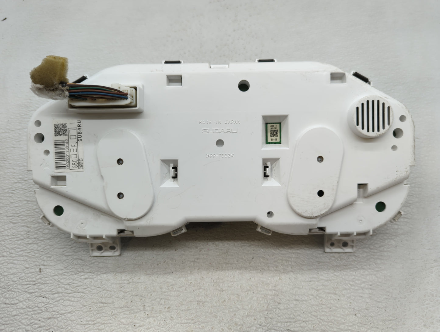 2012 Subaru Impreza Instrument Cluster Speedometer Gauges P/N:85002FJ07 Fits OEM Used Auto Parts - Oemusedautoparts1.com