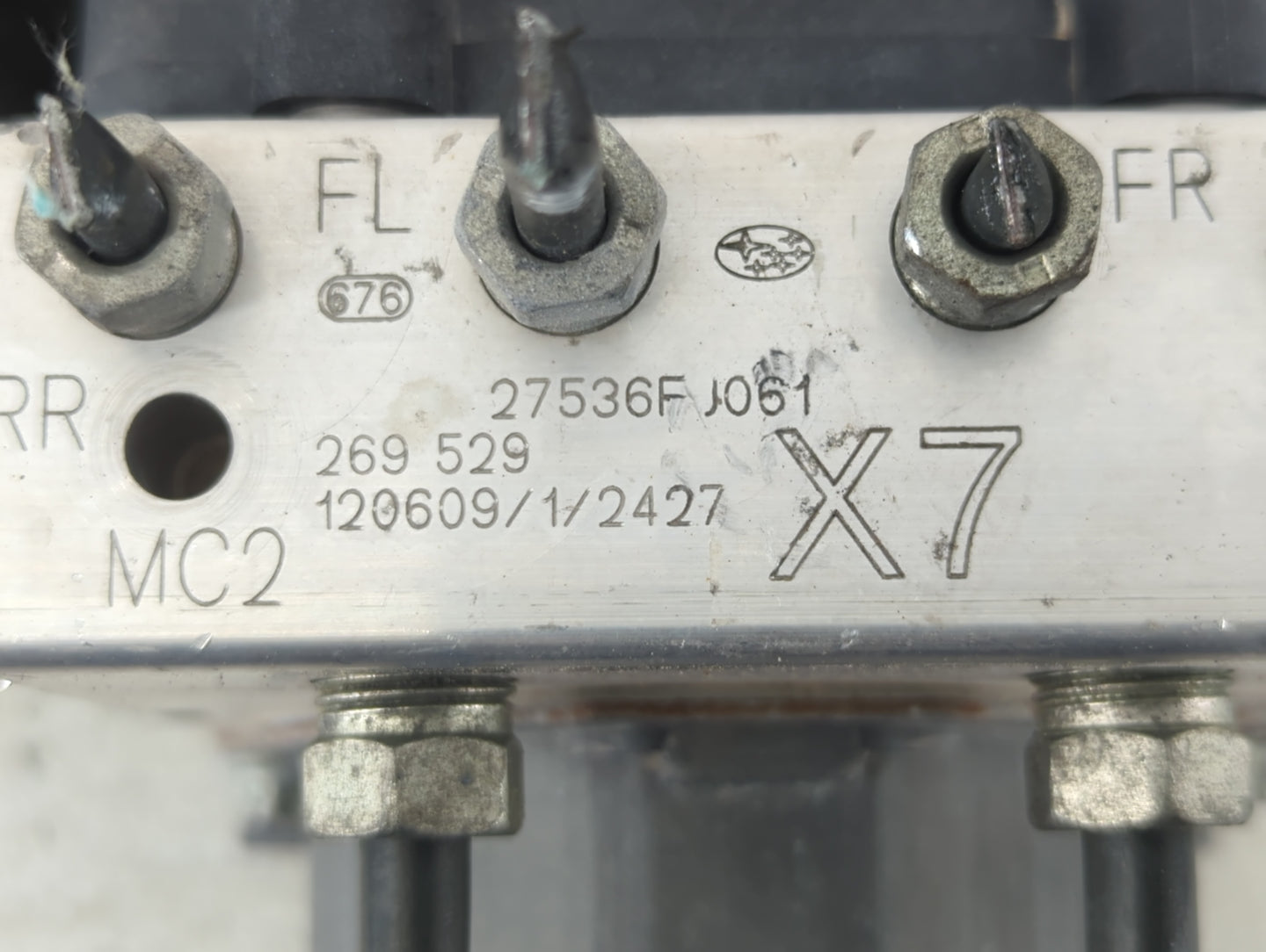 2012 Subaru Impreza ABS Pump Control Module Replacement P/N:27536FJ061 Fits OEM Used Auto Parts - Oemusedautoparts1.com