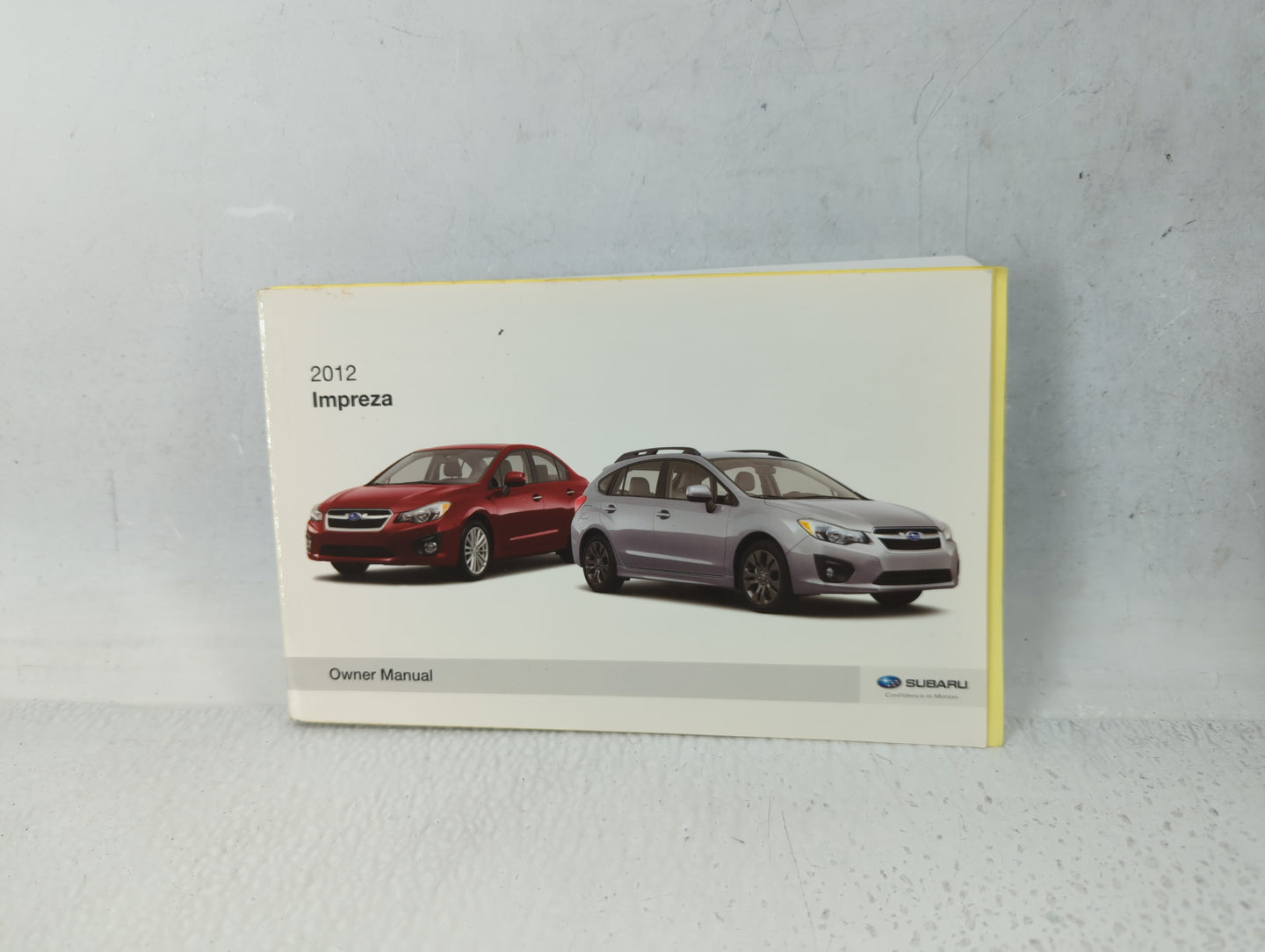 2012 Subaru Impreza Owners Manual Book Guide P/N:A1120BE-A OEM Used Auto Parts - Oemusedautoparts1.com