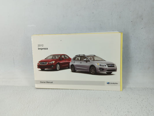 2012 Subaru Impreza Owners Manual Book Guide P/N:A1120BE-A OEM Used Auto Parts