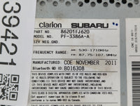 2012-2014 Subaru Impreza Radio AM FM Cd Player Receiver Replacement P/N:86201FJ620 Fits Fits 2012 2013 2014 OEM Used Auto Pa