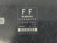 2012 Subaru Impreza PCM Engine Control Computer ECU ECM PCU OEM P/N:112400-7606 22765AC422 Fits OEM Used Auto Parts - Oemuse