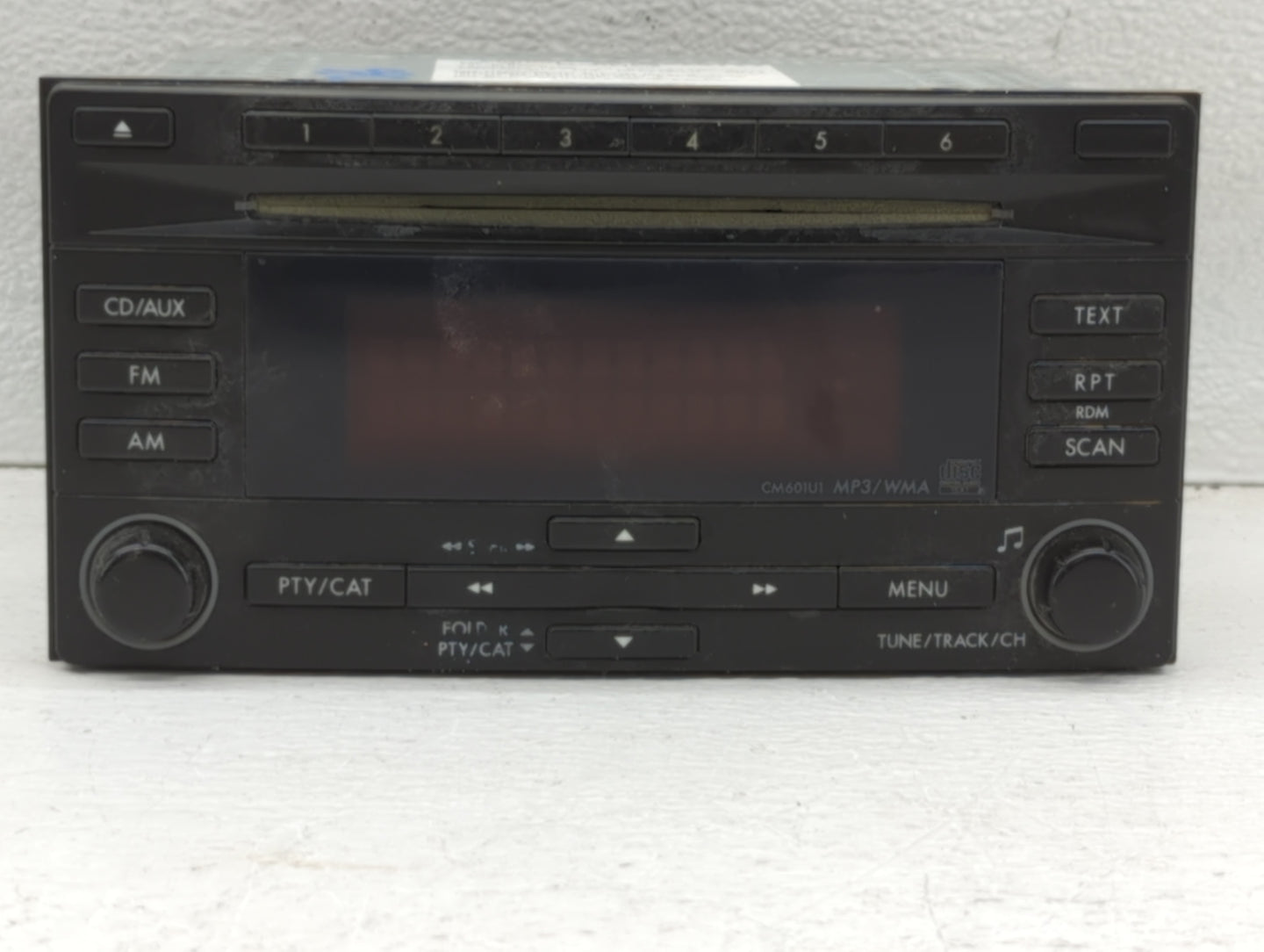 2012 Subaru Impreza Radio AM FM Cd Player Receiver Replacement P/N:86201FJ620 86201FJ600 Fits OEM Used Auto Parts - Oemuseda