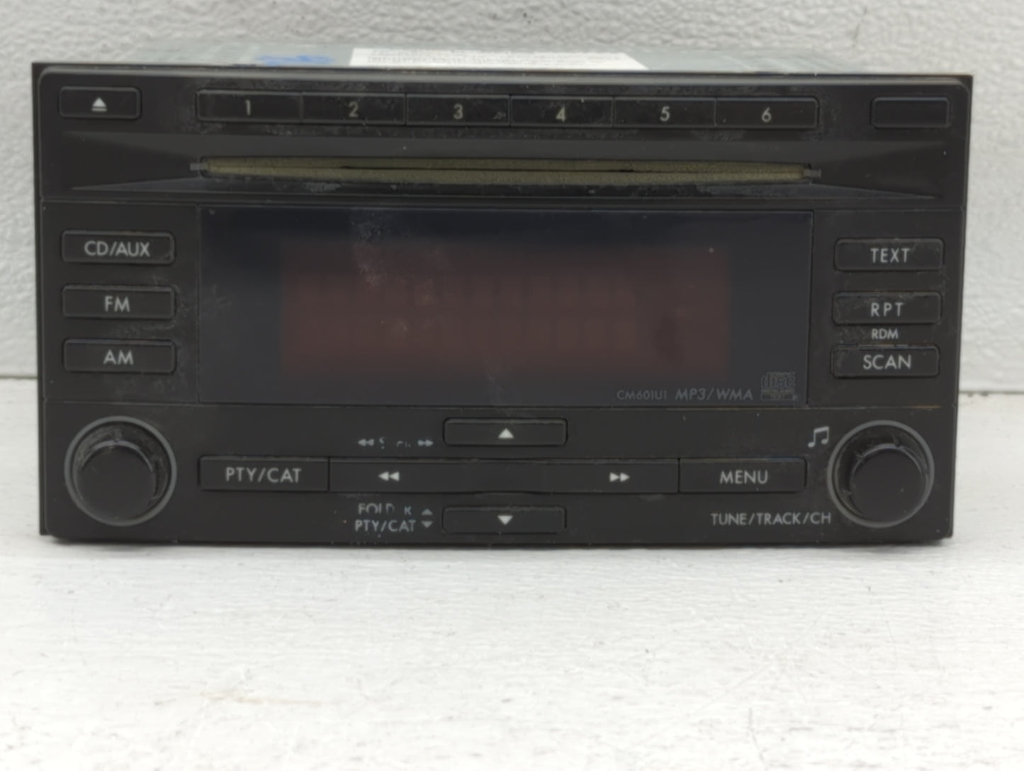 2012 Subaru Impreza Radio AM FM Cd Player Receiver Replacement P/N:86201FJ620 86201FJ600 Fits OEM Used Auto Parts - Oemuseda