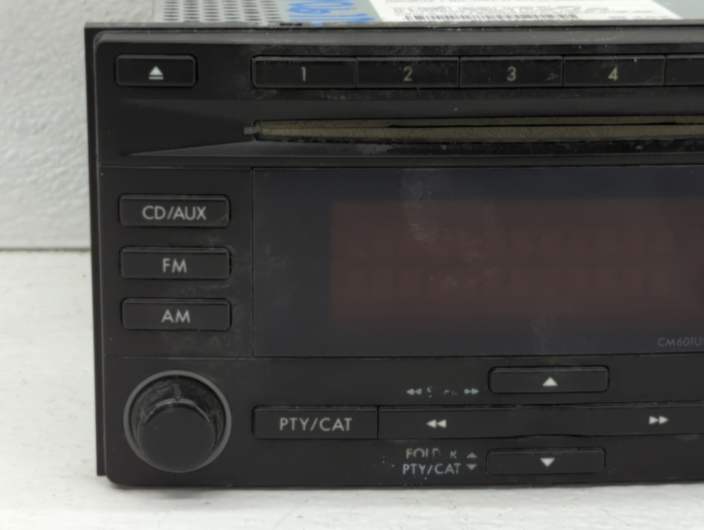 2012 Subaru Impreza Radio AM FM Cd Player Receiver Replacement P/N:86201FJ620 86201FJ600 Fits OEM Used Auto Parts - Oemuseda